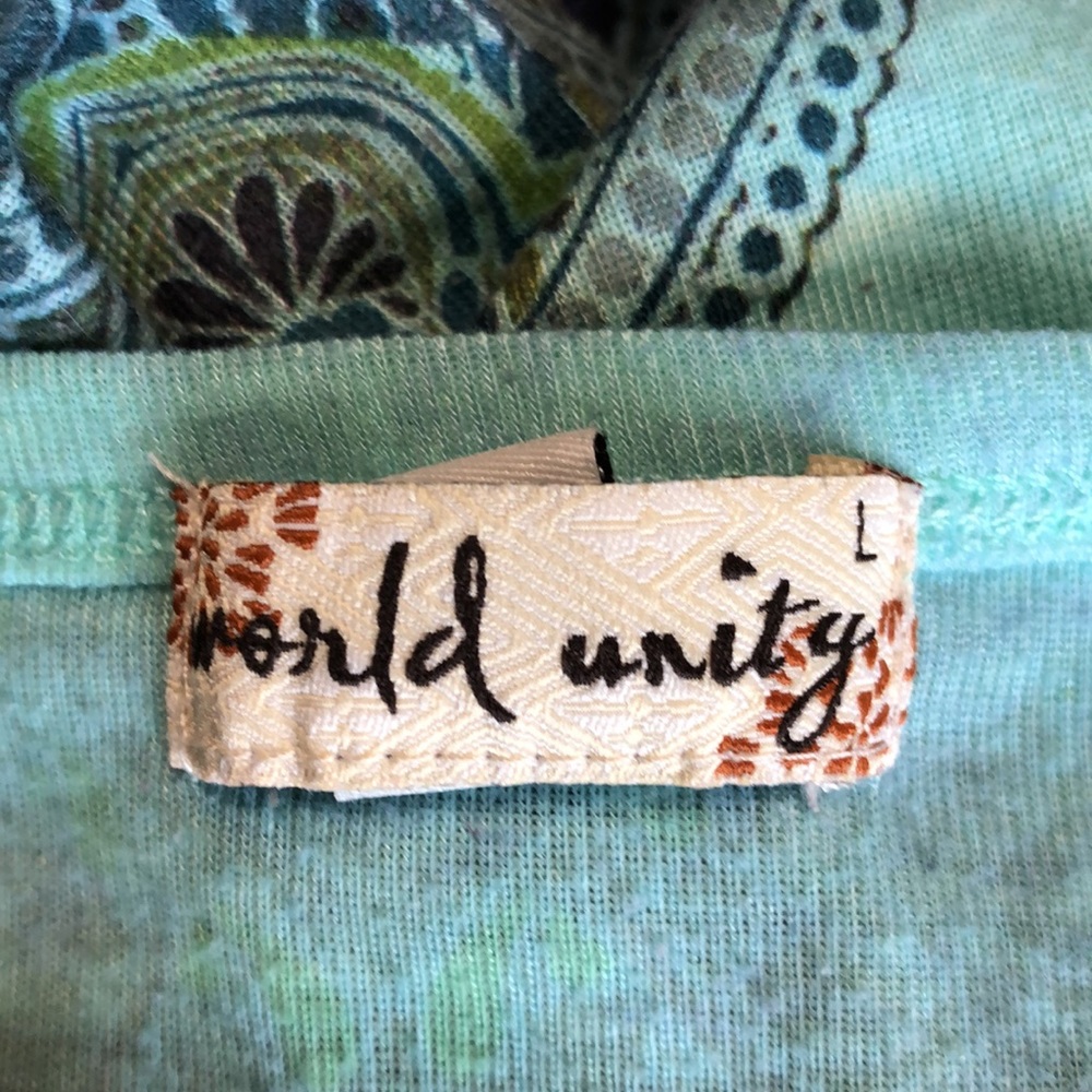 World Unity cap sleeves top - Picture 5 of 7